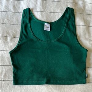 TNA Green Crop Top
